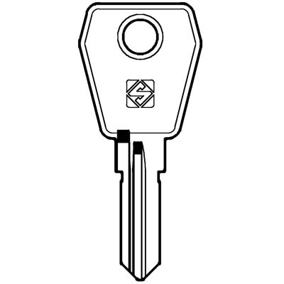 CHIAVE PIATTA LEF LF61R SILCA - ACCIAIO NICHELATO