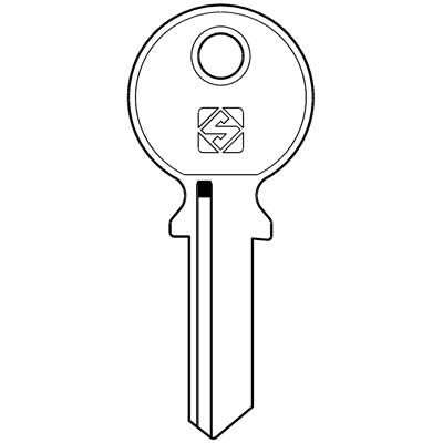 CHIAVE PIATTA TRICIRCLE TL6 SILCA - ACCIAIO NICHELATO