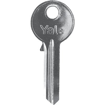 CHIAVE PIATTA YALE YPK750600 ORIGINALE - OTTONE NICHELATO