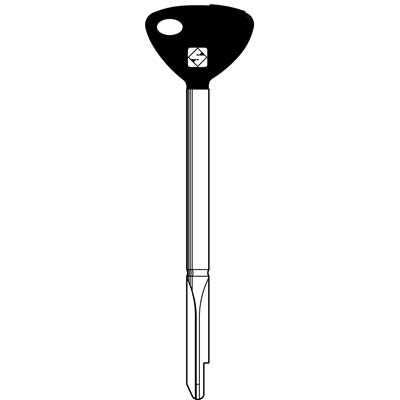 CHIAVE A CROCE YALE XY10P SILCA - ACCIAIO NICHELATO