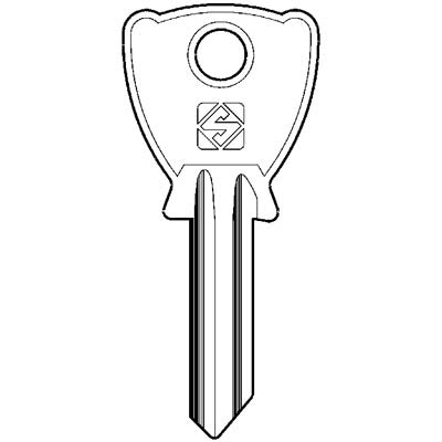 CHIAVE PIATTA BETA BE202 SILCA - OTTONE NICHELATO