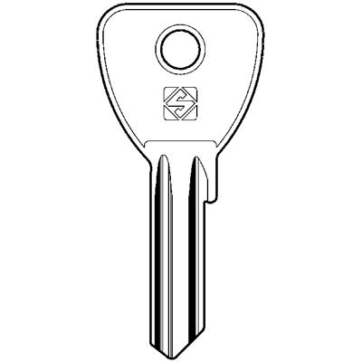 CHIAVE PIATTA OMEC OC5 SILCA - OTTONE NICHELATO