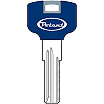 CHIAVE PUNZONATA POTENT 3400KB ORIGINALE - OTTONE NICHELATO