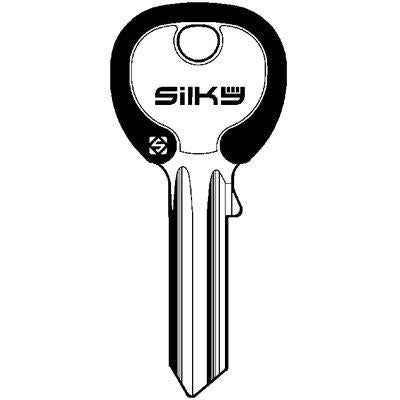 CHIAVE PIATTA UNIVERSALE UL050DZ1 SILKY NEWC SILCA - OTTONE NICHELATO