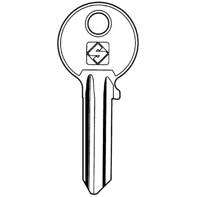 CHIAVE PIATTA CISA CS206 SILCA - ACCIAIO NICHELATO