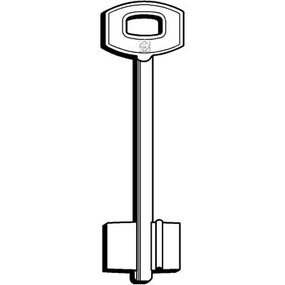 CHIAVE DOPPIA MAPPA SECUREMME 5SCM4 SILCA - OTTONE NICHELATO