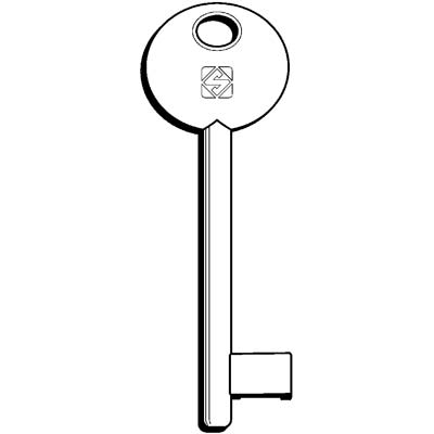 CHIAVE PATENT 6P3D SILCA - OTTONE
