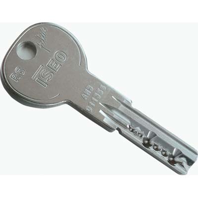 CHIAVE PUNZONATA ISEO 020819 ORIGINALE - OTTONE