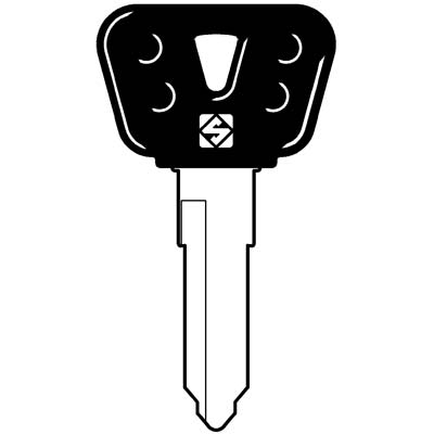 CHIAVE AUTO YAMAHA YH31RBP SILCA - ACCIAIO NICHELATO
