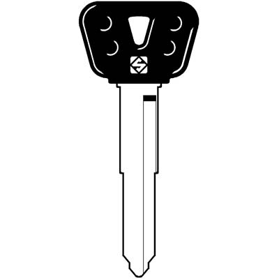 CHIAVE AUTO YAMAHA YH35BP SILCA - ACCIAIO NICHELATO
