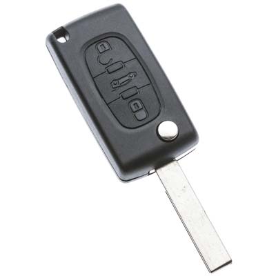 GUSCIO CHIAVE AUTO CITROEN HU83BRS8N SILCA - PULSANTI 3
