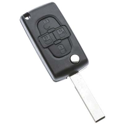 GUSCIO CHIAVE AUTO CITROEN HU83CRS7 SILCA - PULSANTI 4