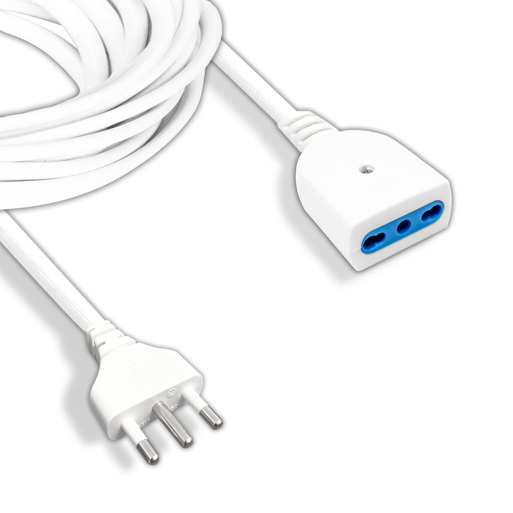 Linear Extensions Spine 16A 2P+T Socket 10/16A Cable H05V F 3X1.0mmx5M