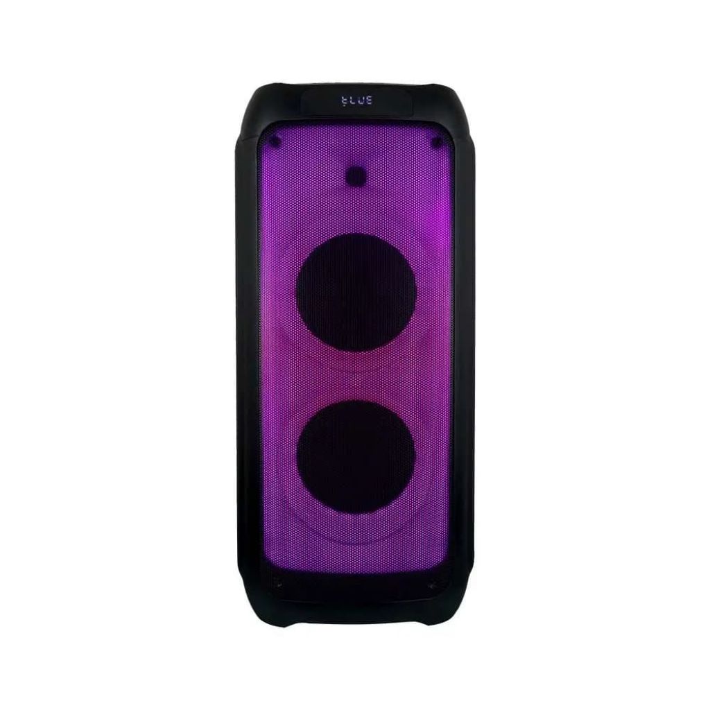 40W Rechargeable Speaker with One Wired Microphone RF Control & Handle 2*8 Inch