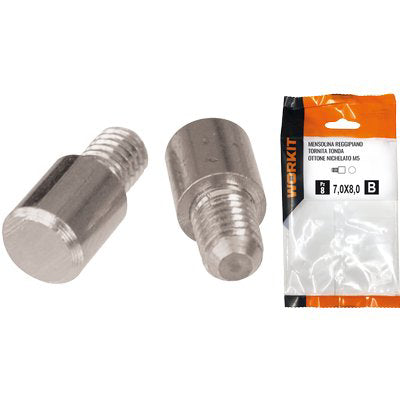 MENSOLINA REGGIPIANO TORNITA SELF WORKIT - TONDA OTT NIC MM 7X8 + PERNO M5 CF=PZ 12