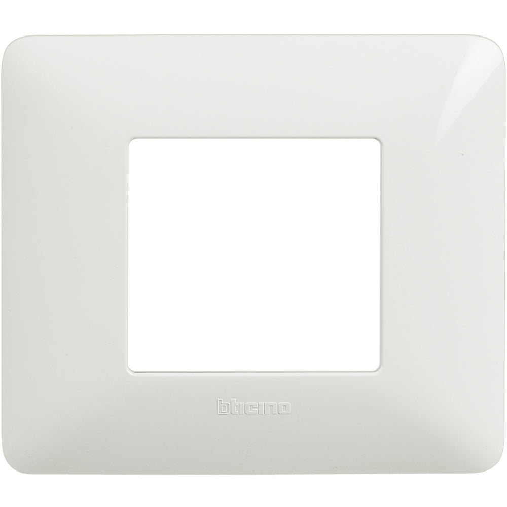BTicino MATIX-PLACCA 2P SCATOLA TONDA BIANCO