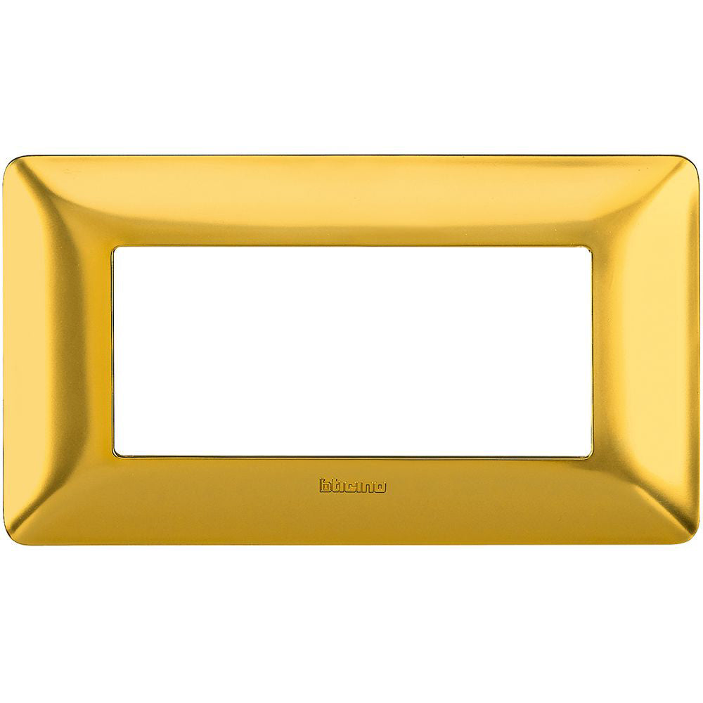 BTicino MATIX-PLACCA 4P ORO SATINATO