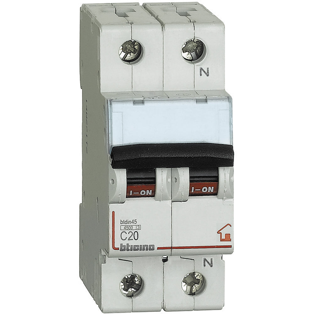 BTicino BTDIN45 - MAGNETOT C20 1P+N 2M 4500A