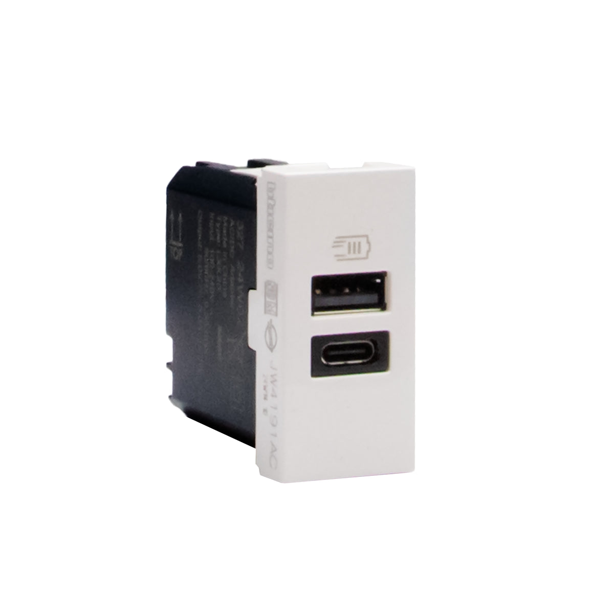 BTicino MATIXGO - CARICATORE USB AC 1M BIANCO
