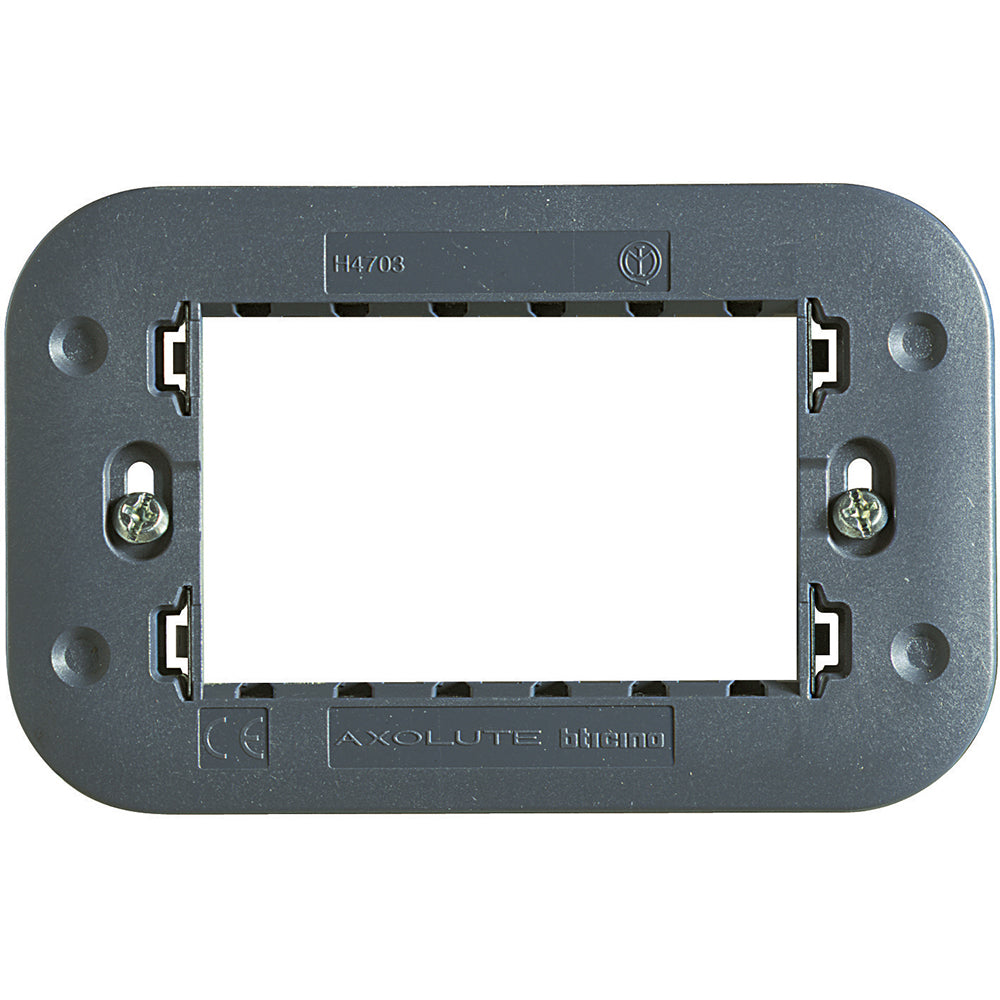 BTicino AXOLUTE-SUPPORTO A 3 MODULI