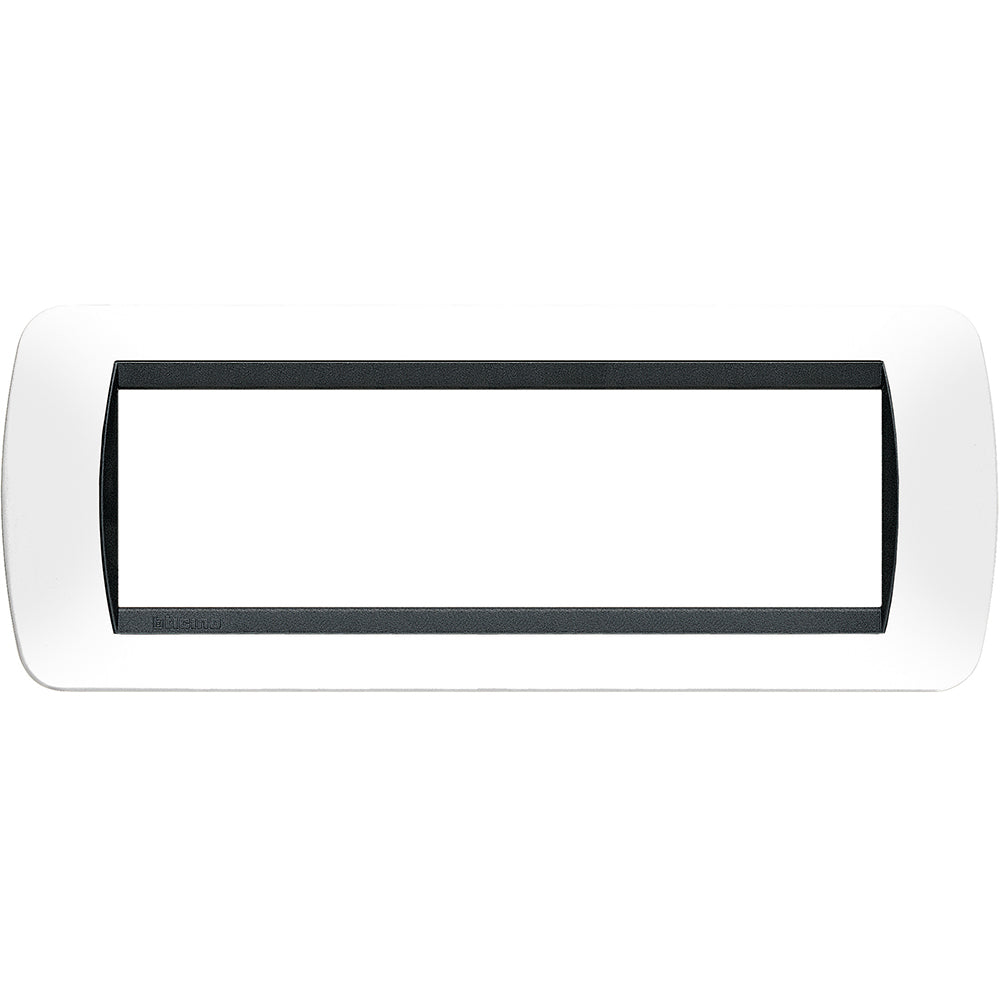 BTicino LIV.INT-PLACCA 7P BIANCO *L4807PB