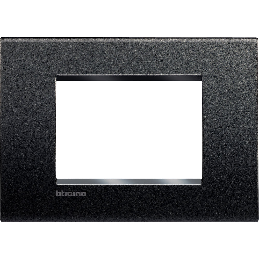 BTicino LL - PLACCA 3P ANTRACITE