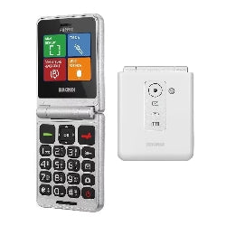 BRONDI FLIPPER (BIANCO) - TELEFONO CELLULARE - TORCIA - FOTOCAMERA