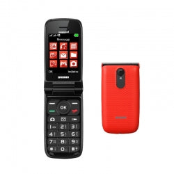 BRONDI MAGNUM 4 (ROSSO) - TELEFONO CELLULARE - TORCIA - FOTOCAMERA