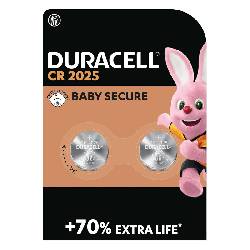 DURACELL CR2025 - BATTERIA A MONETA AL LITIO - master carton da 10 blister
