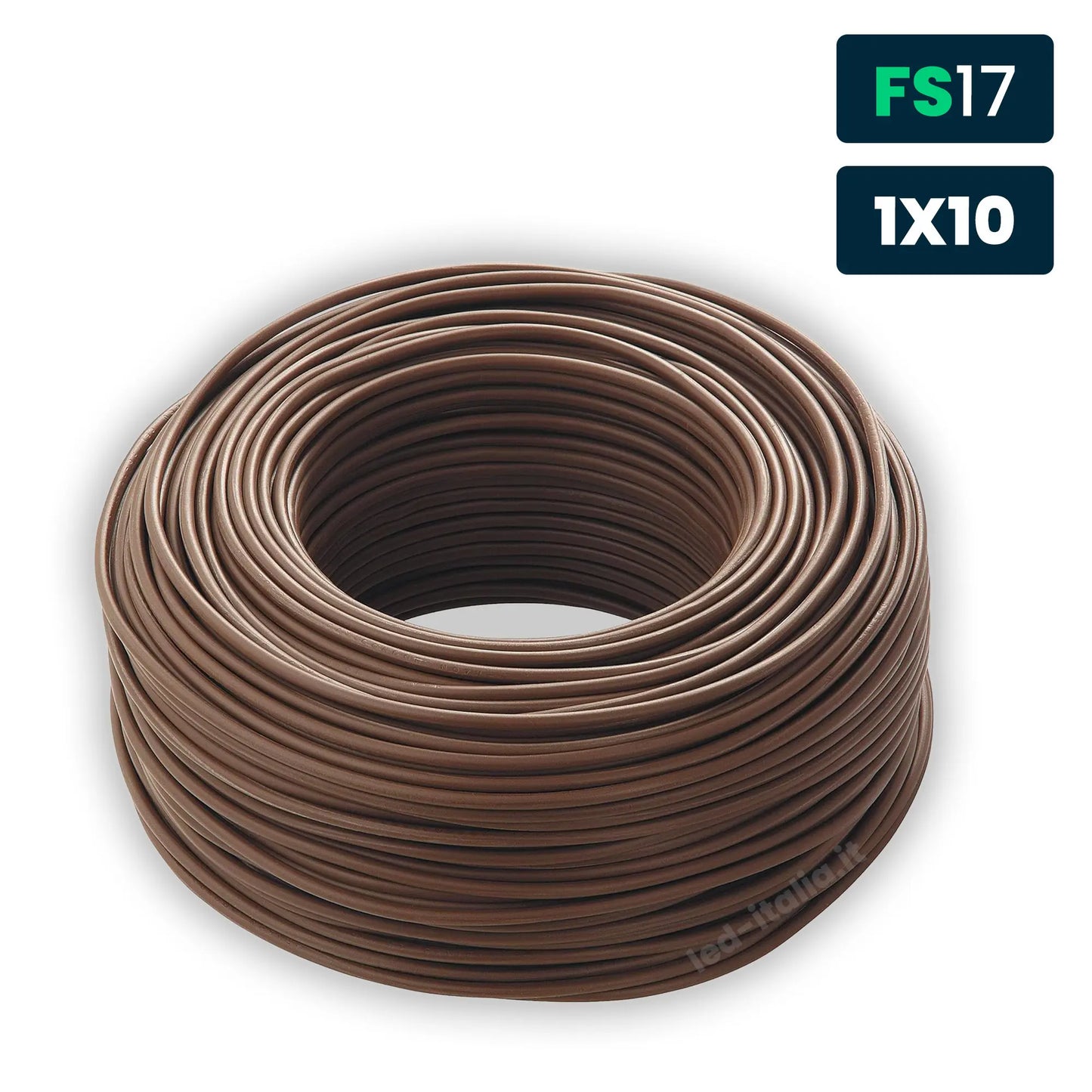 Cavo Unipolare FS17 450/750V 10mm² Marrone
