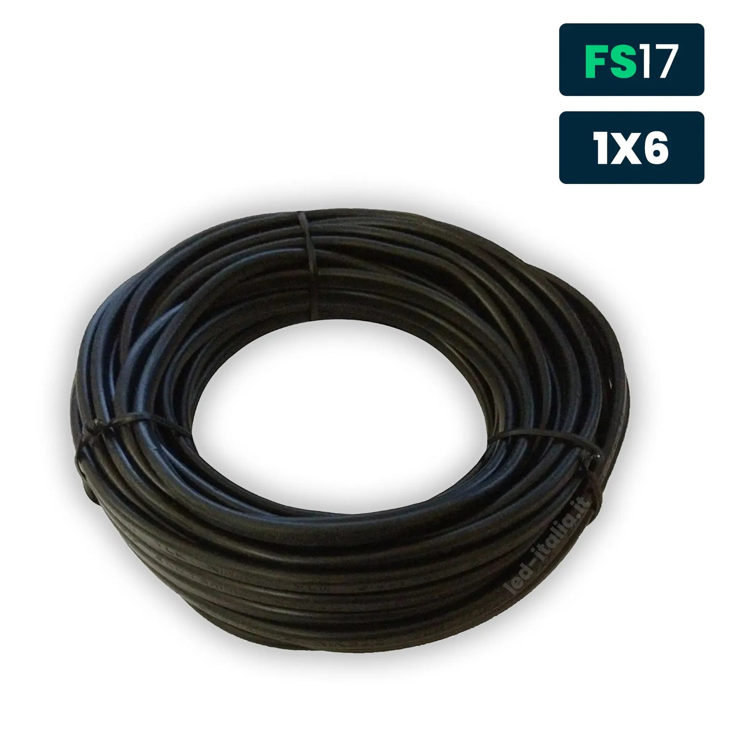 Cavo Unipolare FS17 450/750V 6mm² Nero