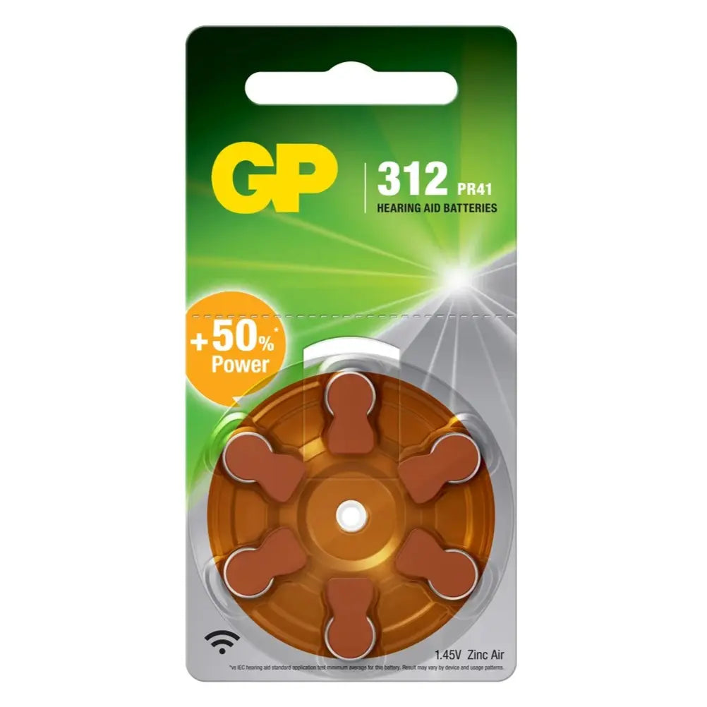Batteria Acustica ZA312 / AR41 1.45V (Blister 6 Pezzi)