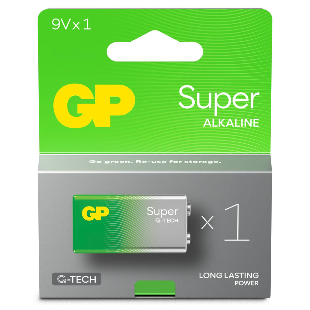 Batteria Super Alcalina 9V / 1604A / 6LF22