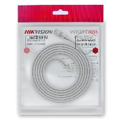 HIKVISION DS-1NP6ADL0-GR-5MT - CAVO LAN U/UTP WITH 50U GOLD PLATED RJ45 PLUG - 5M - GREY