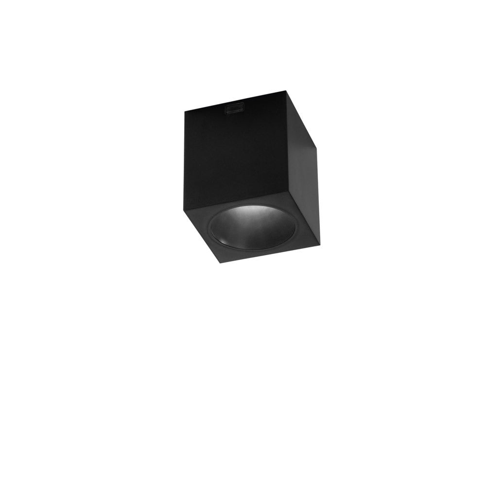 PLAFONIERA LED MANOR QUADR. NERA 7W 820LM CCT 3000-4200-6500K 9X9X10 CM