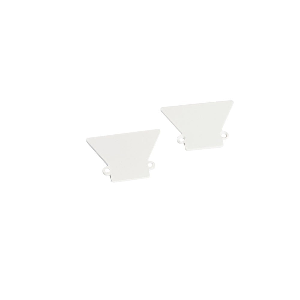 KIT 2 TAPPI PER PROFILO WING BIANCO
