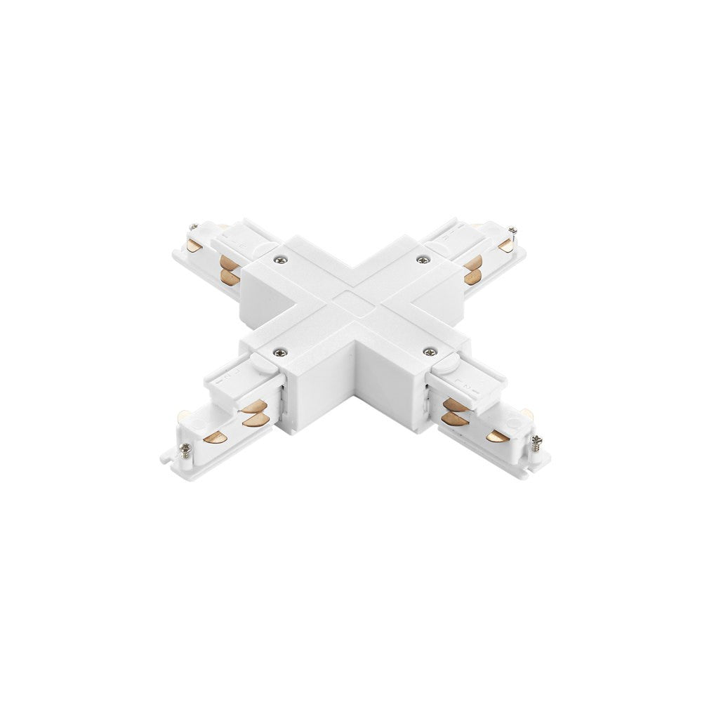 CONNESSIONE A X PER BINARIO TRIFASE RAIL BIANCO DALI 20X20CM