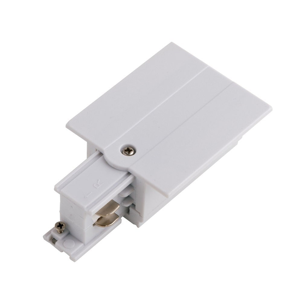 INNESTO DESTRO BIANCO PER BINARIO INCASSO 9,8X3,2X5,6CM