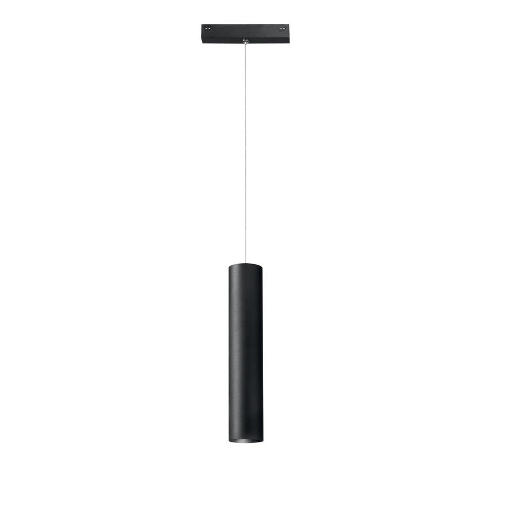 SOSPENSIONE DAVINCI TUBO NERO LED 48V 5W 500LM 3000K 30X16,1X6CM