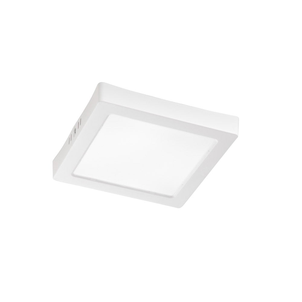 PLAFONIERA LED QUADRATA TERMOPLASTICA BIANCO 18W 1980LM CCT 214X214X31MM