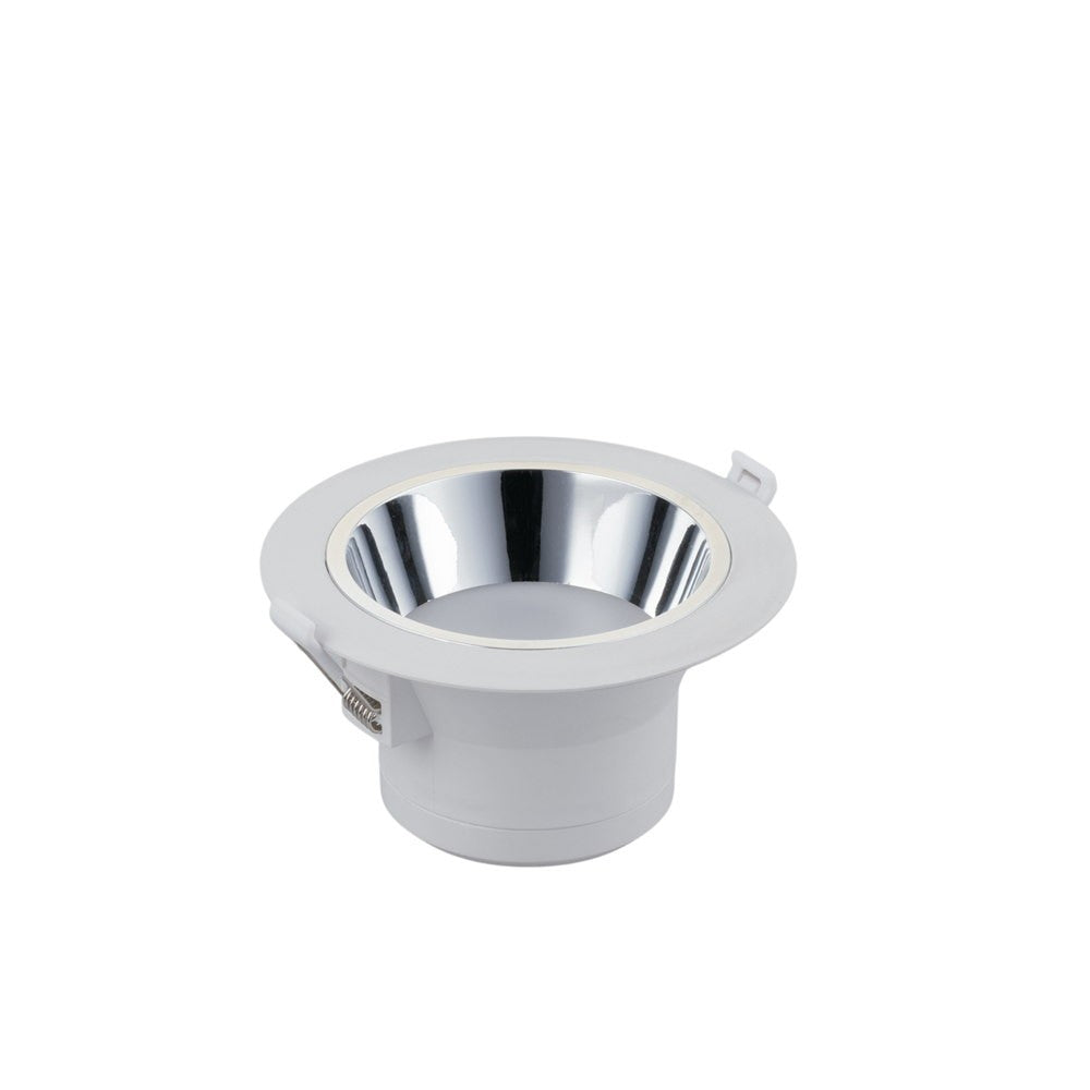 INCASSO LED MACK BIANCO E CROMO 15W 1650LM 4000K 15X8,1CM