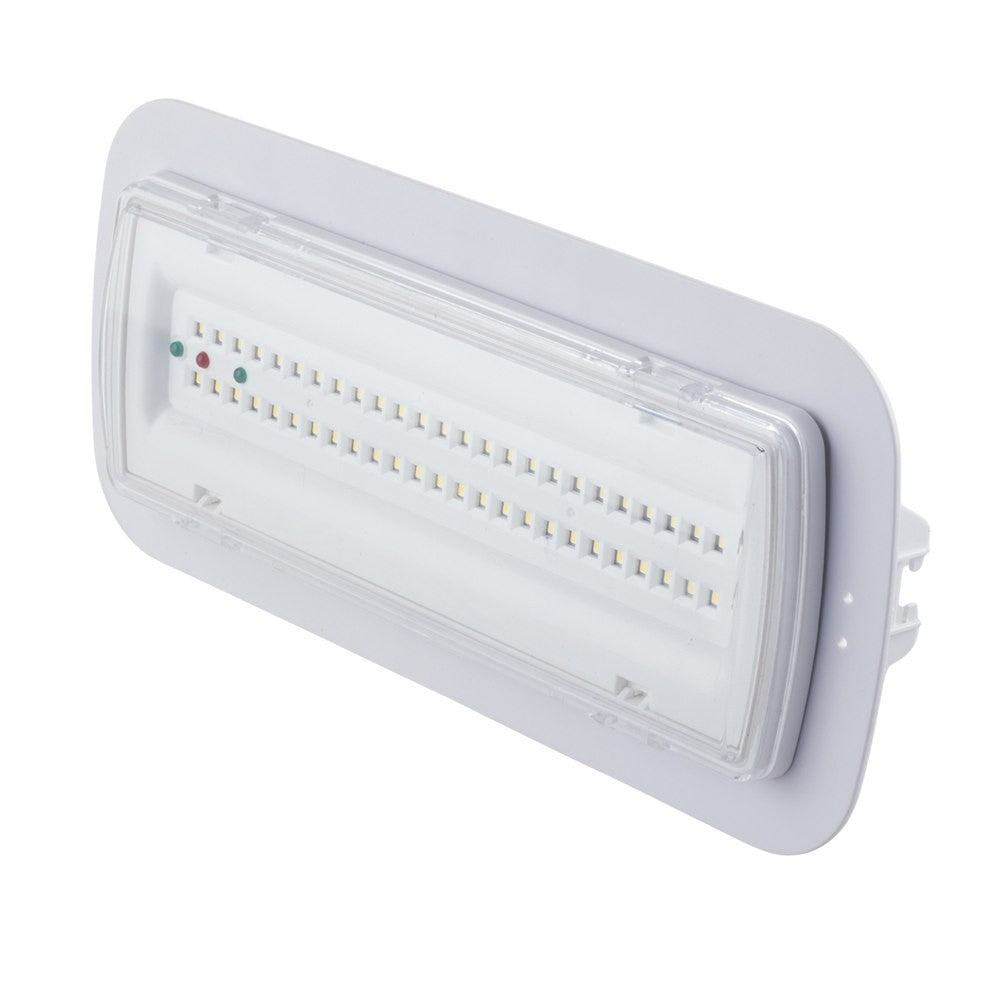 KIT CORNICE A INCASSO CON MOLLE PER LAMPADA EMERGENZA LED-HELP-EXIT
