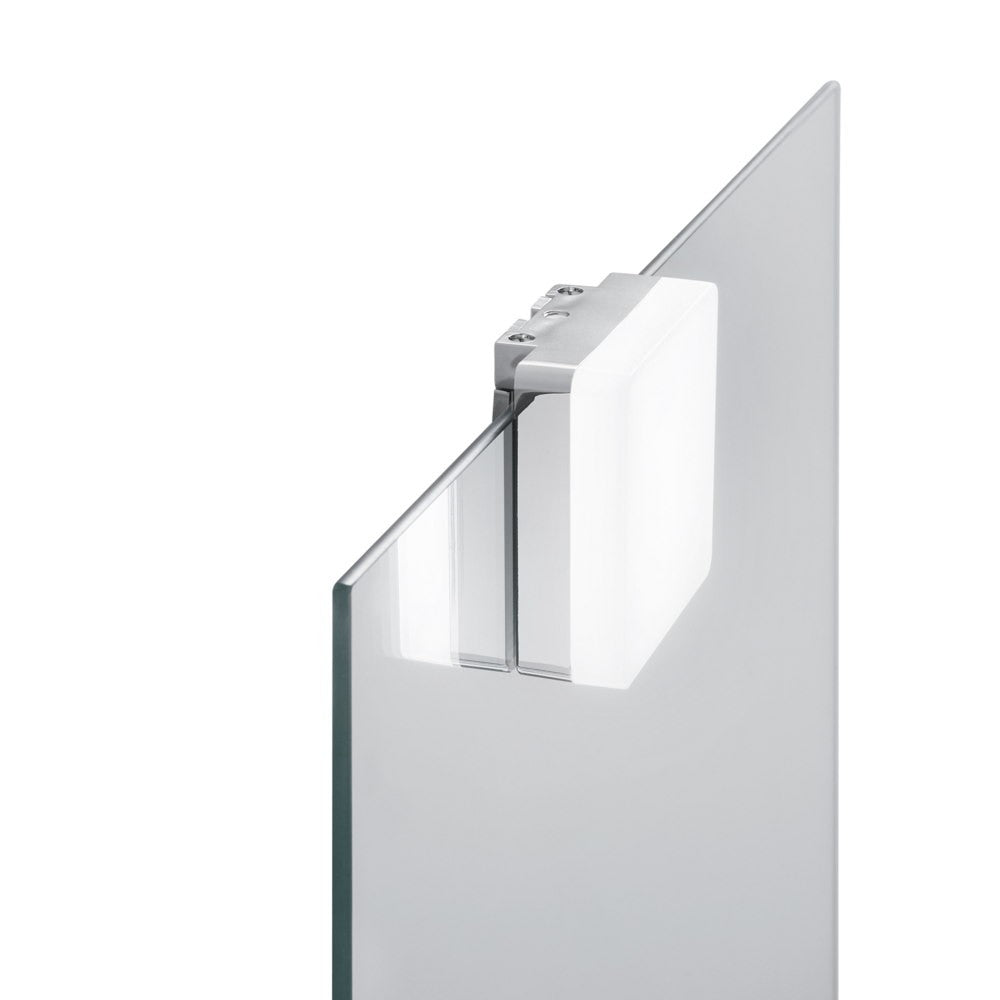 APPLIQUE LED DIVA CROMO QUADRATO 4W 460LM 4000K IP44 7,5X7,5X3,4CM