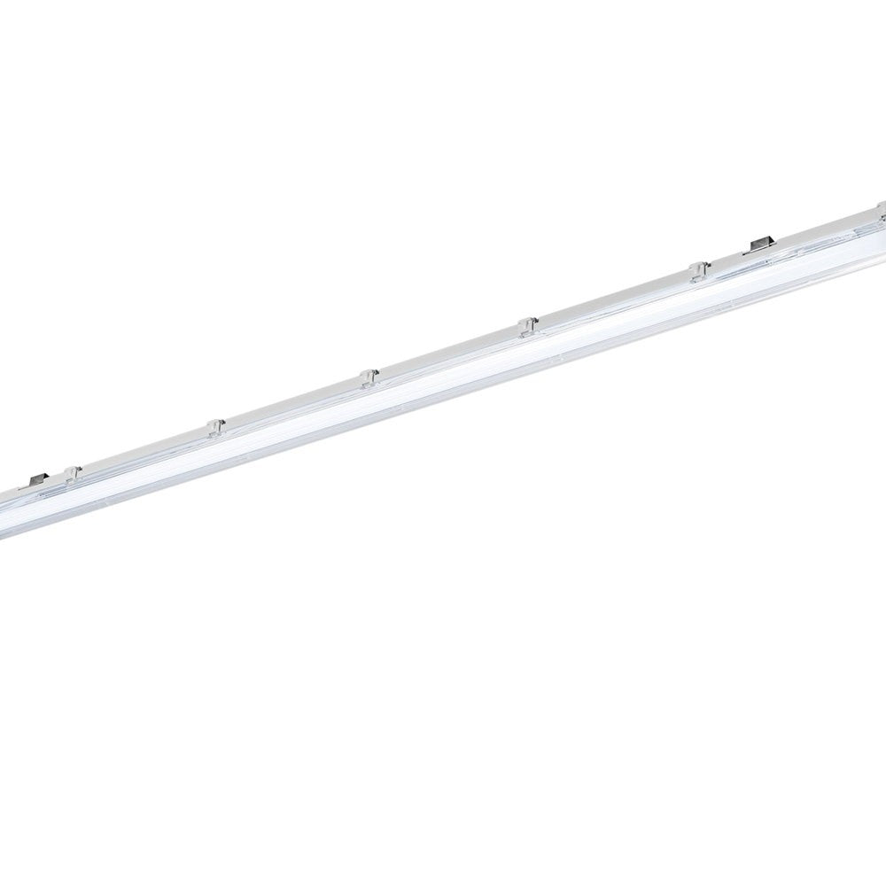 PLAFONIERA STAGNA LED ATLANTIC SILVER 2XT8 IP65 158,7X11,5X5,6CM