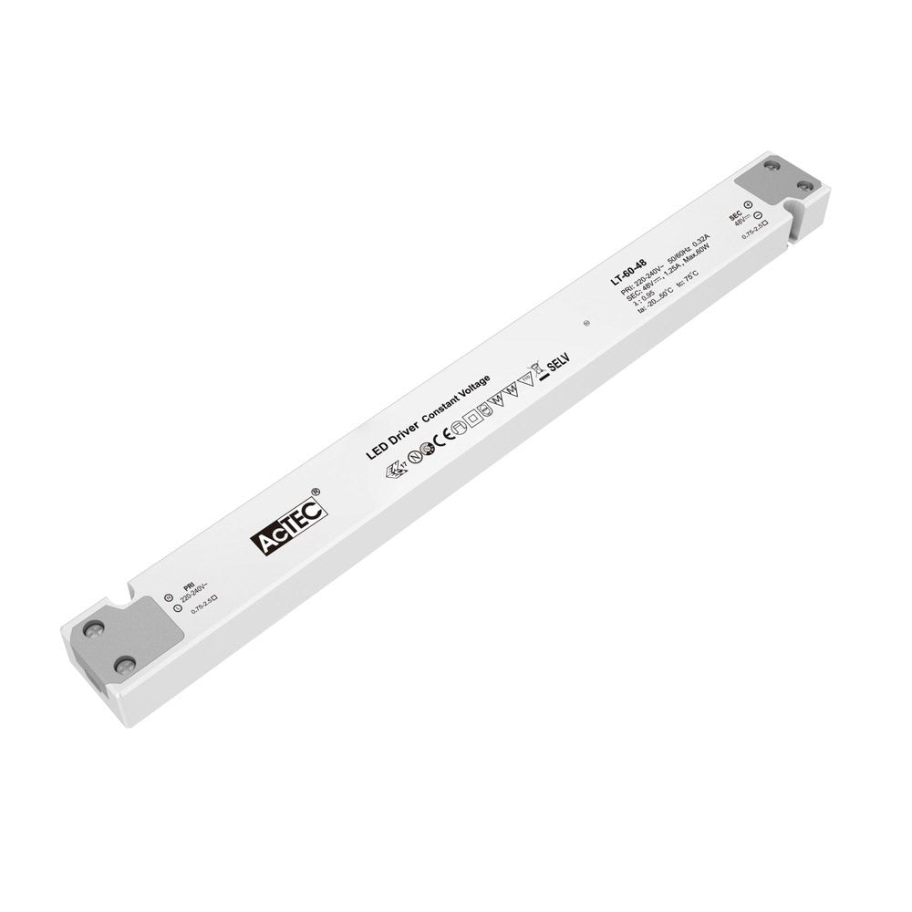DRIVER LT 48V TENSIONE COSTANTE 60W 1,24A INPUT AC220-240V 30,5X3,X1,82CM