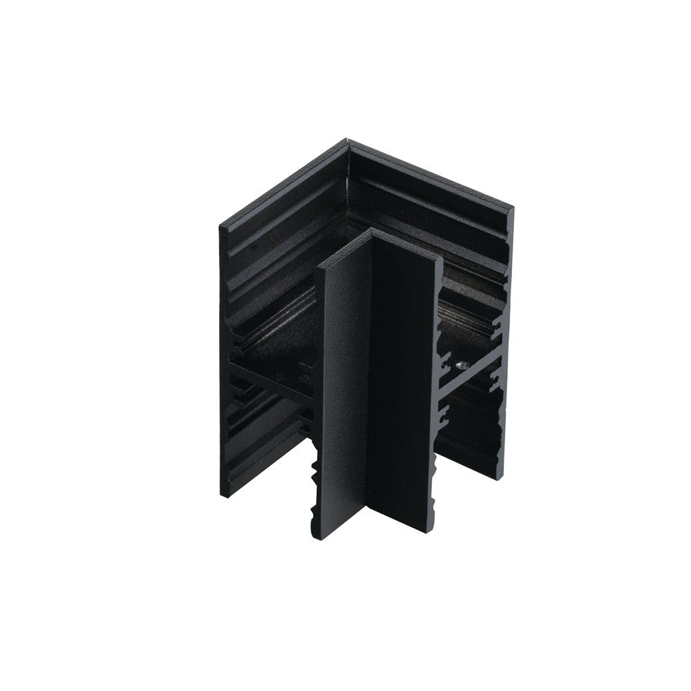 CONNETTORE ANGOLARE NERO PER BINARIO BIEMISSIONE DAVINCI 7,2X4,5X2,9CM