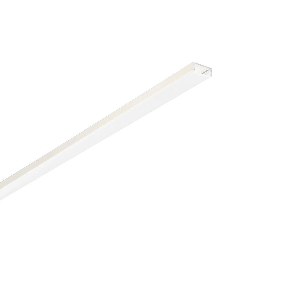 PROFILO MILANO BIANCO/OPALE CON TAPPI E STAFFETTE INCLUSI 200X1,5X0,6CM