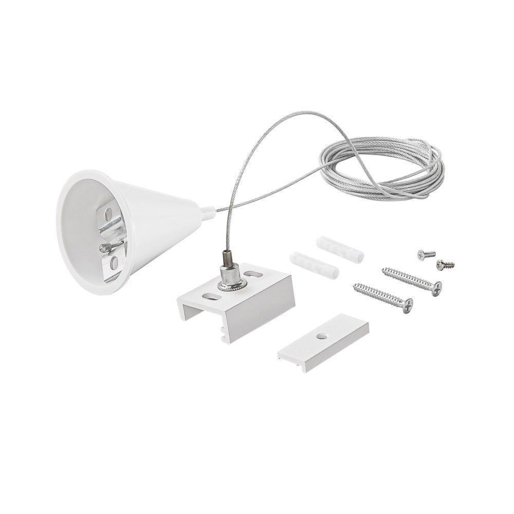 KIT CAVI 3M DI SOSPENSIONE PER BINARIO TRIFASE RAIL BIANCO DALI
