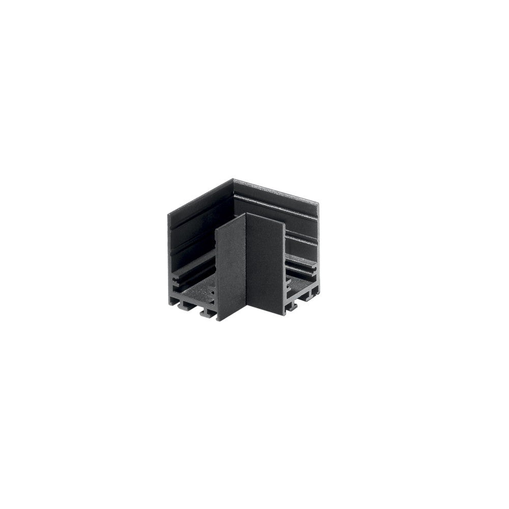 CONNETTORE ANGOLARE NERO PER BINARIO DAVINCI A SOFFITTO/SOSPENSIONE 4,5X4,2X2,6CM