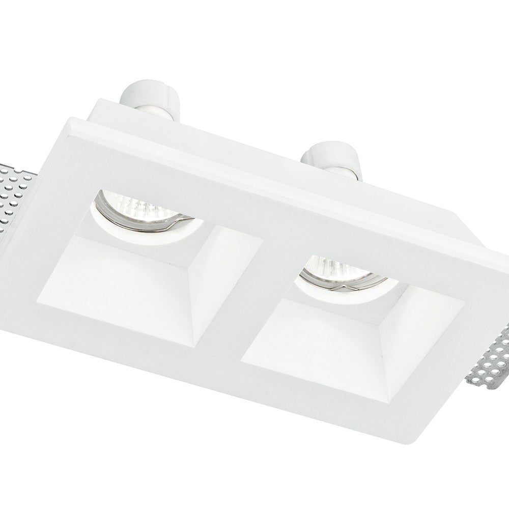 INCASSO GHOST BIANCO 2XGU10 21,4X11,8X5,5CM